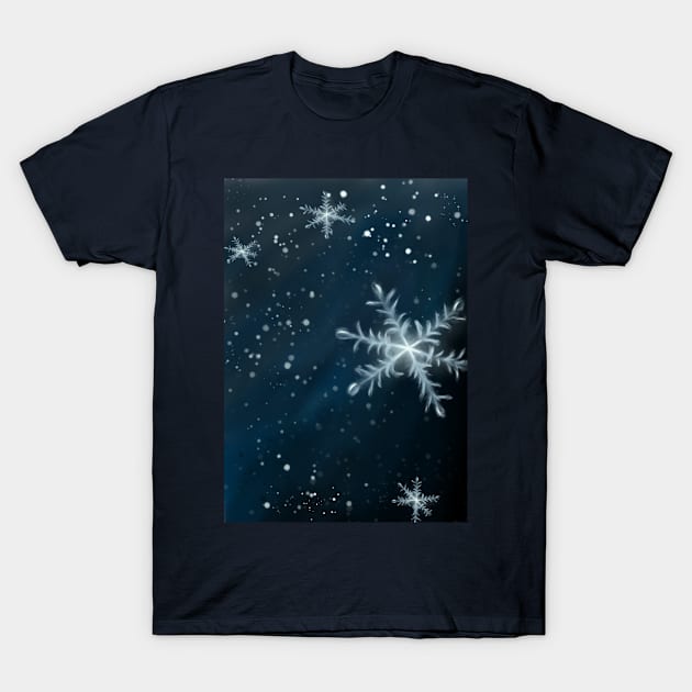 snow flake T-Shirt by mrunal
